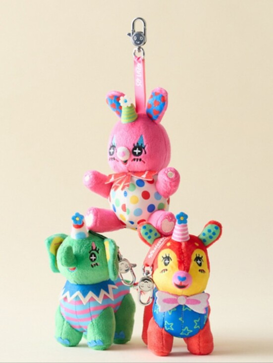 so lazo Accessories - So Lazo Whatever Makes You Happy Pink Plush Rabbit 🐰 Bag Charm New No Tags